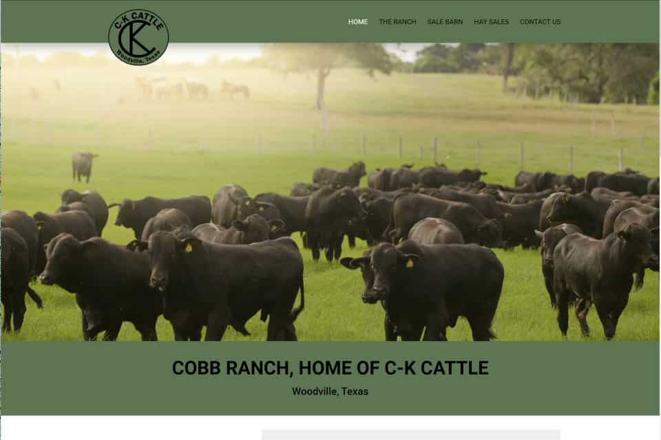 Cobb Ranch, Home of C-K Cattle by Dixie Weld & Fab
