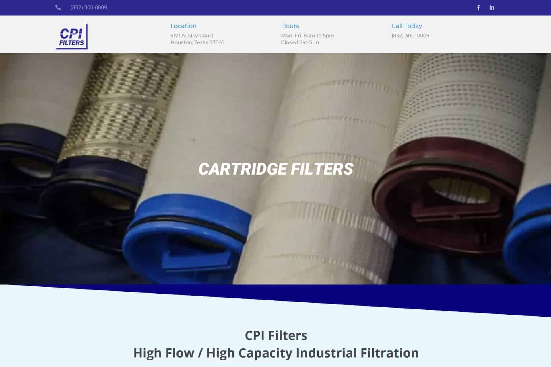 CPI Filters by Dixie Weld & Fab